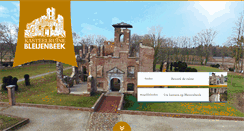Desktop Screenshot of kasteelbleijenbeek.nl