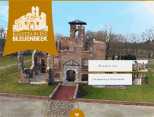 Tablet Screenshot of kasteelbleijenbeek.nl